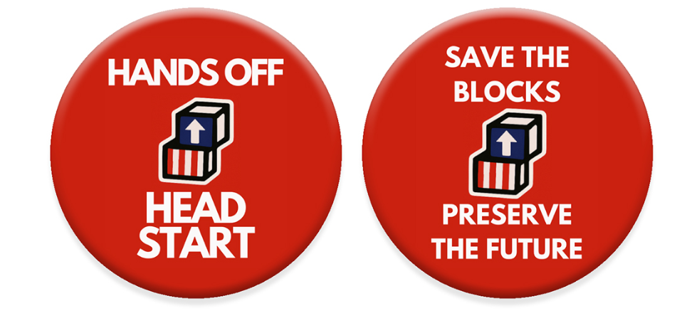 red and white pins
