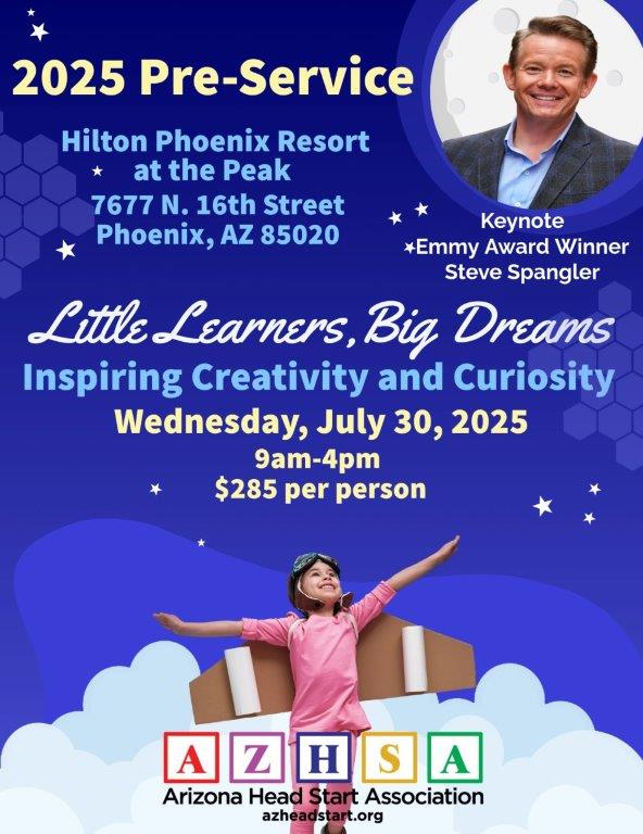 2025 Pre-Service | July 30, 2025 * 9:00am - 4:00pm * Hilton Phoenix Resort at the Peak